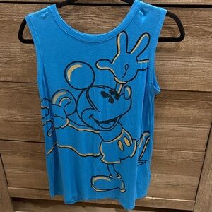Disney Parks Blue Mickey Mouse Tank Top